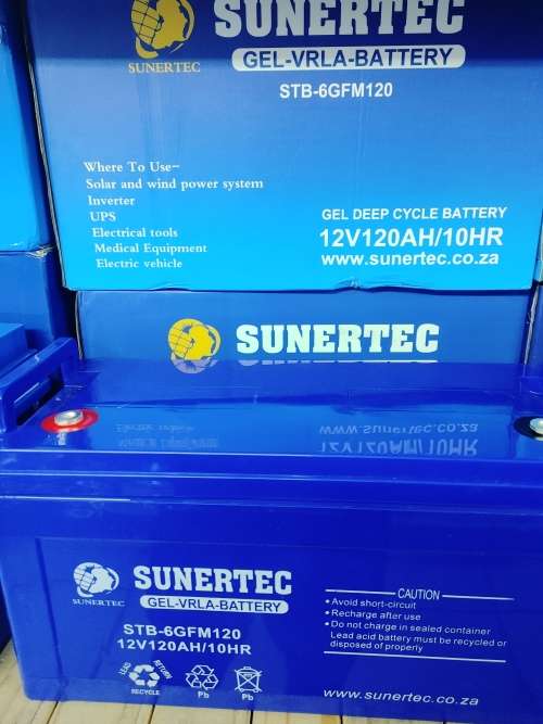 12V 120AH SUNERTEC GEL DEEP CYCLE