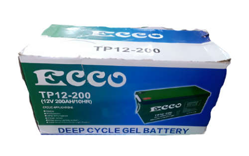 Ecco 12V 200A/10HR Deep Cycle Gel Battery