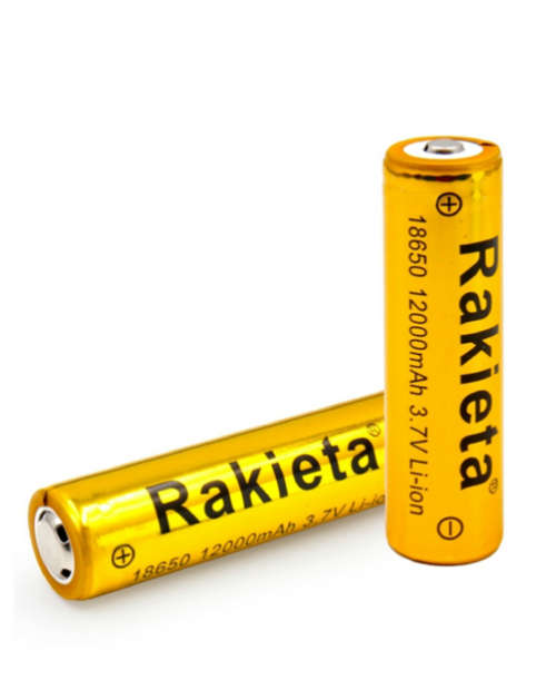 Rakieta Glossy Gold 18650 12000 mAh Batteries (4`s)