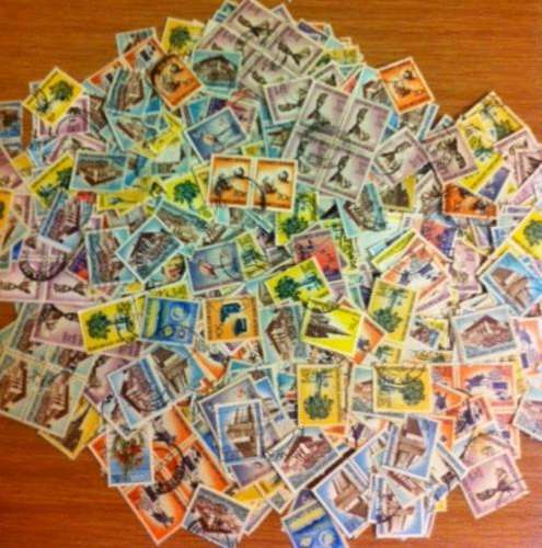 Hundreds  of SWA Definatives unchecked for watermarks or varieties