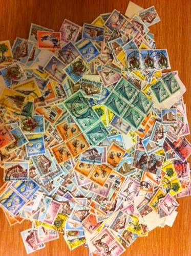 Hundreds  of SWA Definatives unchecked for watermarks or varieties