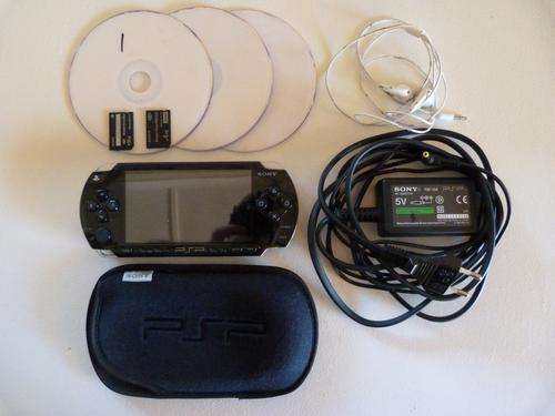 **SONY PSP + 48 GAMES + 4GB CARD + PSP EARPHONES + MORE**