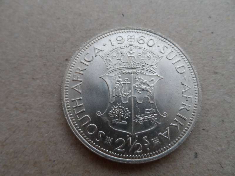 $$$ 1960 2.5 SHILLING - UNION - MS61 detail - LOW MINTAGE $$$