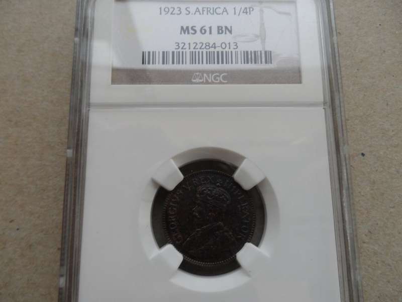 $$$ 1923 1/4 d UNION - NGC MS61 $$$