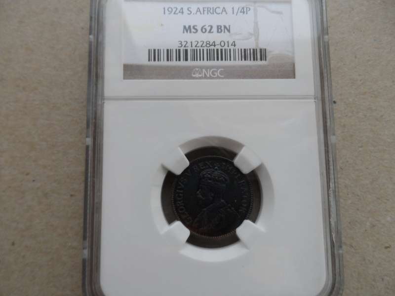 $$$ 1924 1/4 d UNION - NGC MS62 $$$
