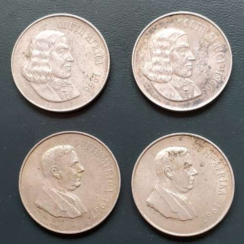 $$$ 1966/67  SILVER RANDS - 48g SILVER! $$$