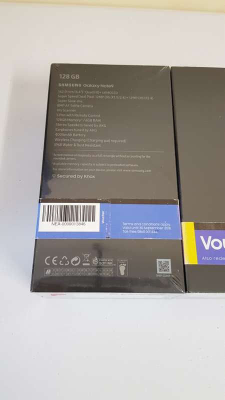 Samsung Galaxy Note 9 128gb Brand New Sealed with Warranty Ocean Blue