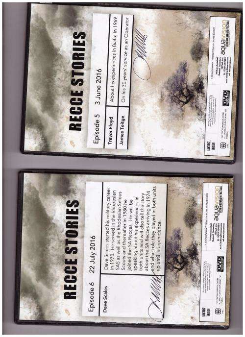 RECCE STORIES, 6 VOLUMES, GETEKEN