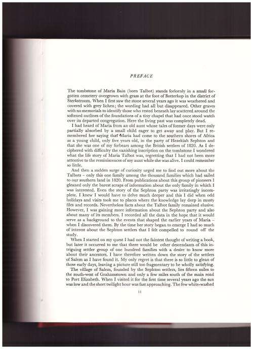 THE 1820 SETTLERS OF SALEM, 1 ST. ED. SIGNED