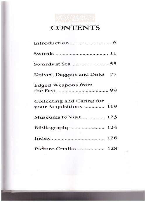 A COLLECTORS GUIDE TO SWORDS, DAGGERS AND CUTLASSES