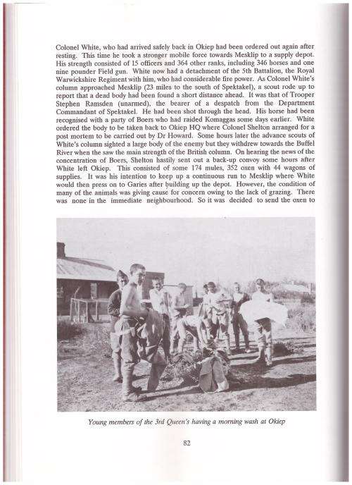 THE SIEGE OF OÓKIEP, GUERRILLA CAMPAIGN IN THE ANGLO BOER WAR *SIGNED*