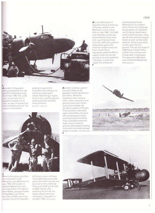 THE SOUTH AFRICAN AIRFORCE AT WAR *GETEKEN EN DATEER*
