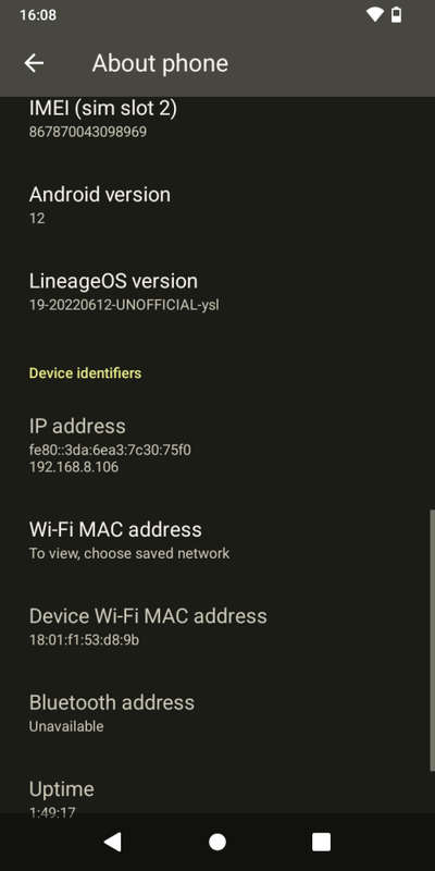 XIAOMI REDMI NOTE S2/Y2