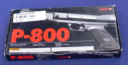 Gamo P800 pistol & pellets.