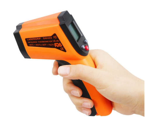 Non-contact Infrared Thermometer, HR GM-400 Digital Laser IR Temperature Gun