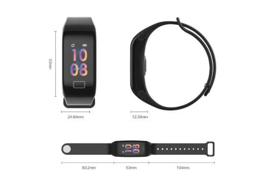Wearfit Fitness Smart Bracelet with Heart Rate
