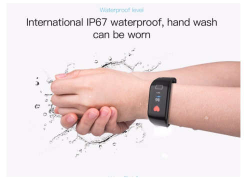 Wearfit Fitness Smart Bracelet with Heart Rate