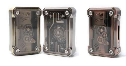 Punk 220W Teslacigs Vape Mod - Antique Brass