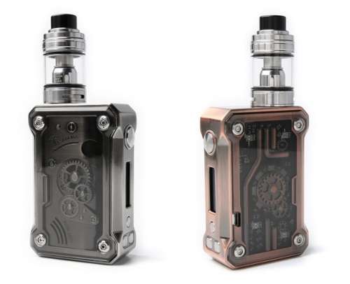 Punk 220W Teslacigs Vape Kit -  Antique Copper / Antique Brass / Black