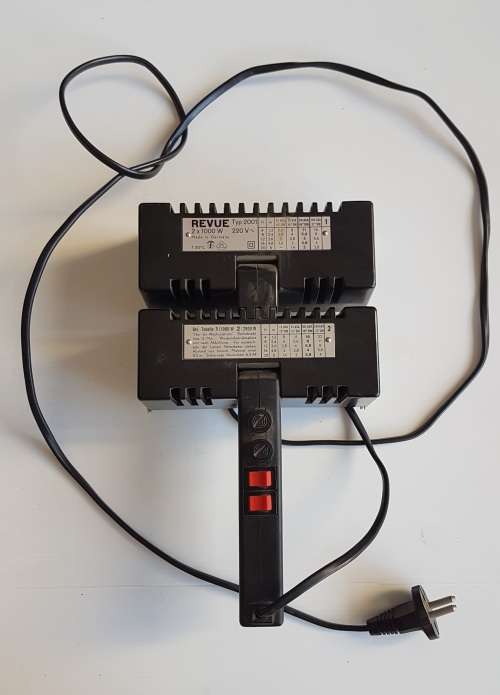 Vintage Film Lamp : Revue Typ2001 2 x 1000W 220V : Germany