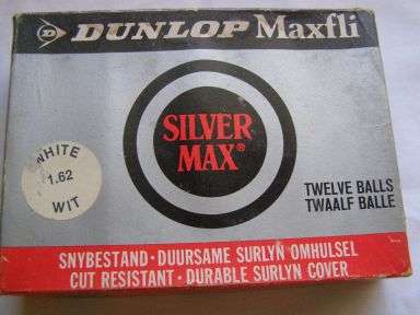 Collectors Item! Silvermax 1.62 White Golf Balls (bidding for box of 12)