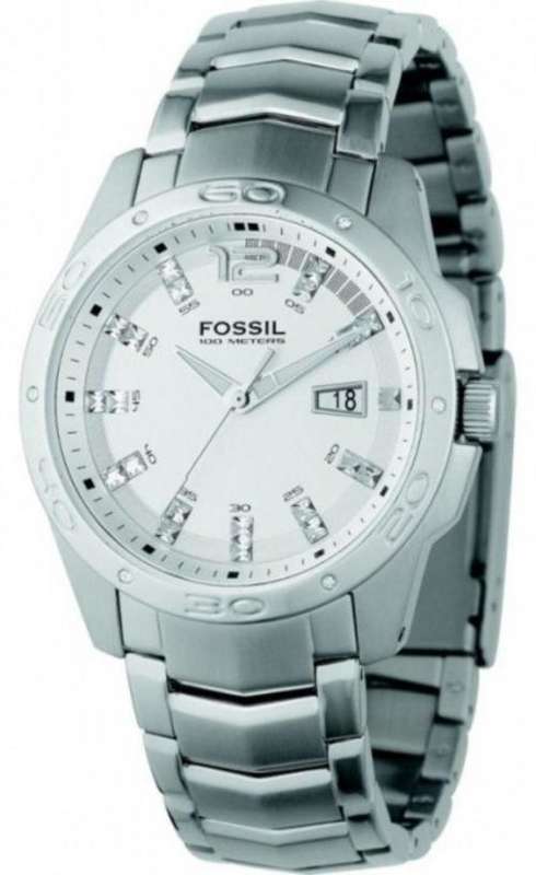 Fossil Men's AM4116 Glitz Stainless Steel