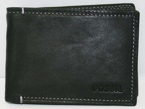 Fossil wallet * ML520874001 * Men mini black leather
