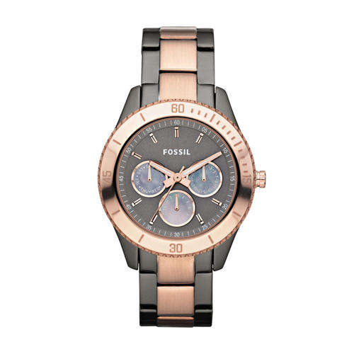 Stella Stainless Steel Watch - Smoke and Rose ES3030