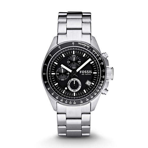 Fossil Decker Chronograph Stainless Steel Watch - CH2600