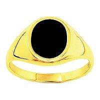 Gents 9ct Onyx ring