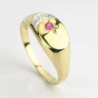 Gents 9ct ring