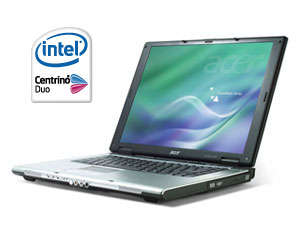ACER TRAVELMATE 4202WLMI CORE DUO 1.66GHZ CPU ***R1 NO RESERVE***