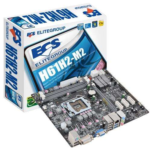 ECS H61H2-M2(1.0) LGA 1155 Intel H61 HDMI Micro ATX Intel Motherboard