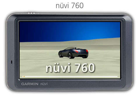 Garmin Nuvi 760 GPS including Garmin GTM 21 traffic receiver!!!