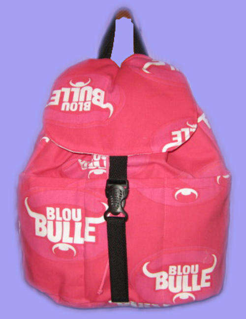 PINK BULLS FABRIC RUCKSACK
