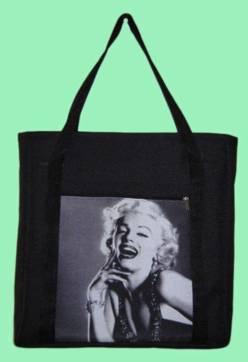 MARILYN MONROE ZIP TOP TOTE BAG 04