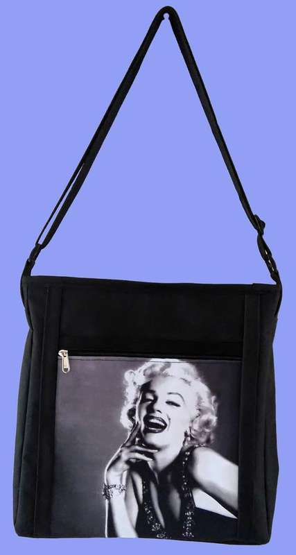MARILYN MONROE ZIP TOP TOTE BAG 04