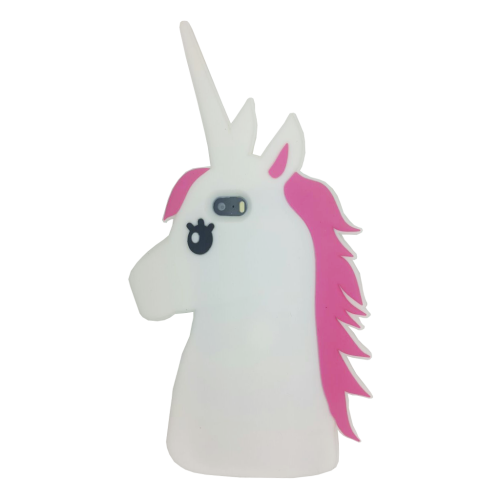 Apple iPhone 5 Cell Phone Cover Case - 3D White Unicorn Design