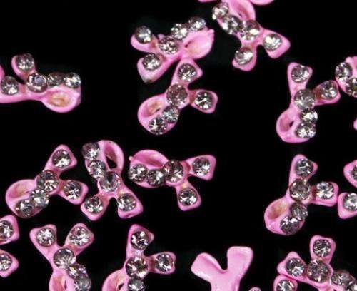 3D Nail Art Charms CANSA Ribbon