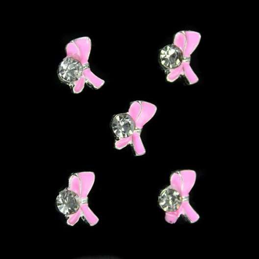 3D Nail Art Charms CANSA Ribbon