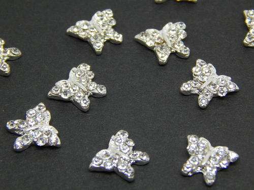 3D Nail Art Charms - Crystal Butterflies