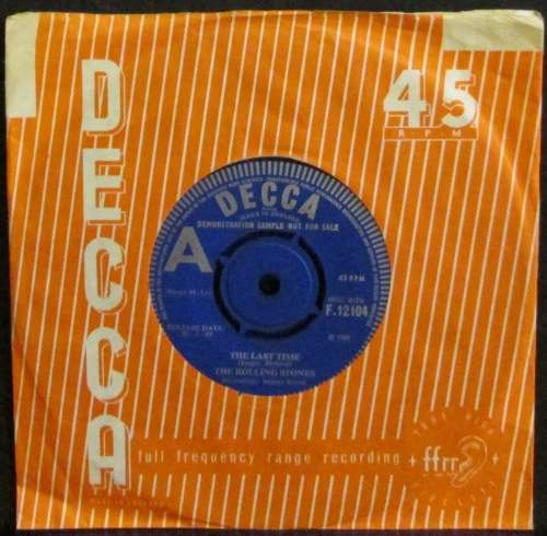 THE ROLLING STONES - LAST TIME / PLAY WITH FIRE (SEVEN INCH SINGLE/VINYL)