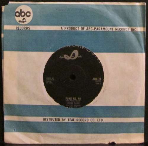 JAMES GANG - FUNK NO.49 / THANKS (7 INCH SINGLE/VINYL)