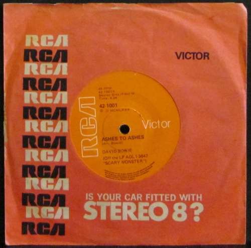 DAVID BOWIE - ASHES TO ASHES / MOVE ON (7 INCH SINGLE/VINYL)