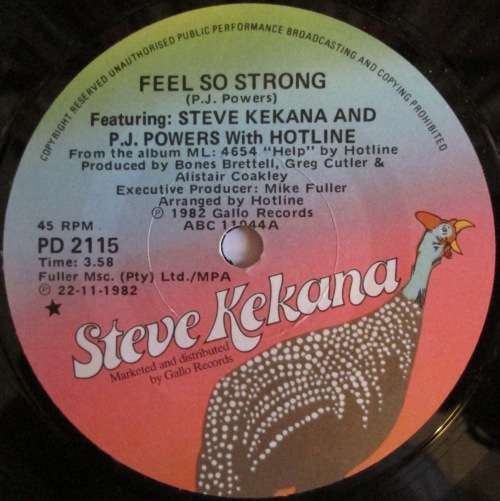 STEVE KEKANA - FEEL SO STRONG / EMAGARAJI (7 INCH SINGLE/VINYL)