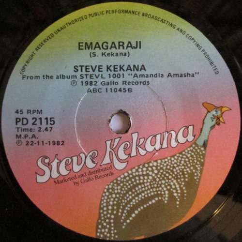 STEVE KEKANA - FEEL SO STRONG / EMAGARAJI (7 INCH SINGLE/VINYL)