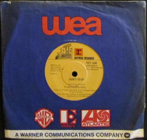 FLEETWOOD MAC - DON¿T STOP / NEVER GOING BACK AGAIN  (SEVEN INCH SINGLE/VINYL)