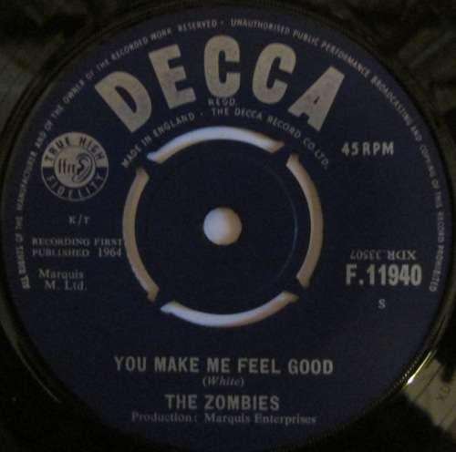 THE ZOMBIES - SHE¿S NOT THERE / YOU MAKE ME FEEL GOOD (7 SINGLE/VINYL)