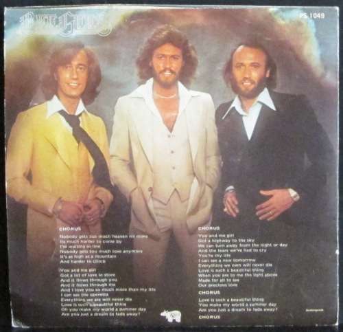 BEE GEES - TOO MUCH HEAVEN / REST YOUR LOVE ON ME (7 SINGLE/VINYL)