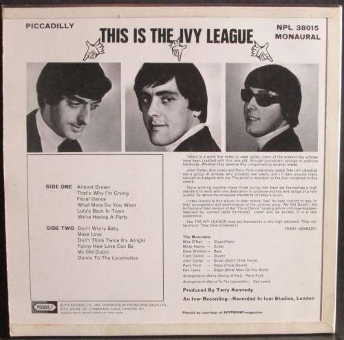 THE IVY LEAGUE - THIS IS THE IVY LEAGUE (LP/VINYL)
